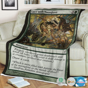 Lorwyn Lace With Moonglove Blanket