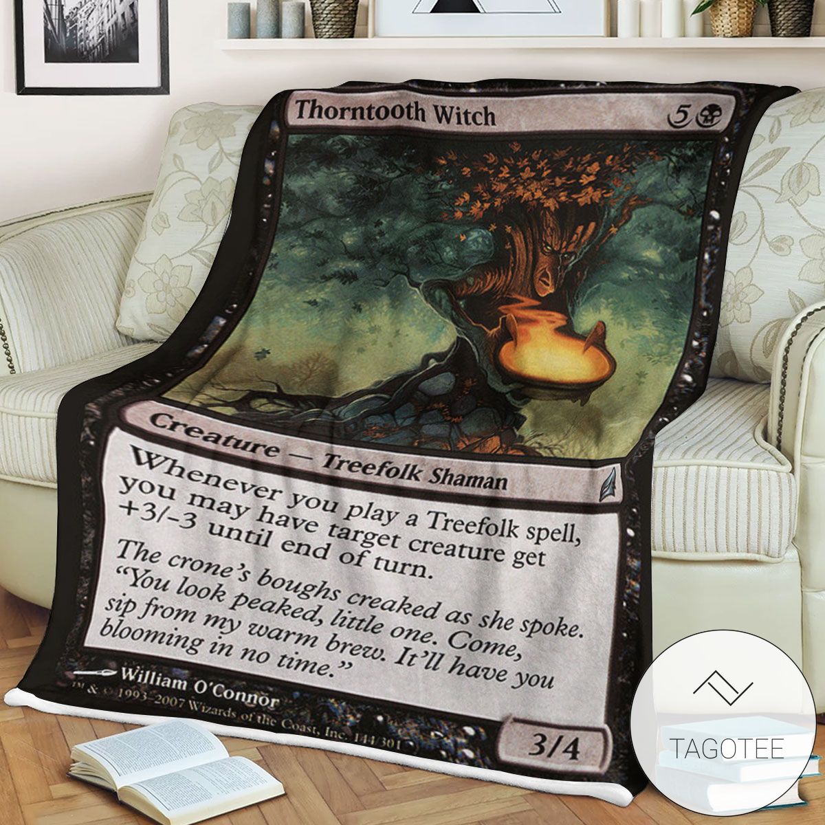 Lorwyn Lrw 144 Thorntooth Witch Mtg Blanket Lorwyn Lrw 144 Thorntooth Witch Mtg Blanket