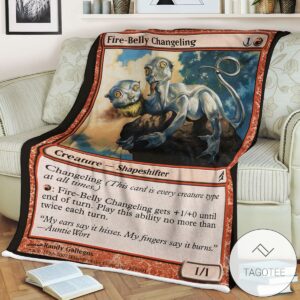 Lorwyn Lrw 164 Fire Belly Changeling Mtg Blanket