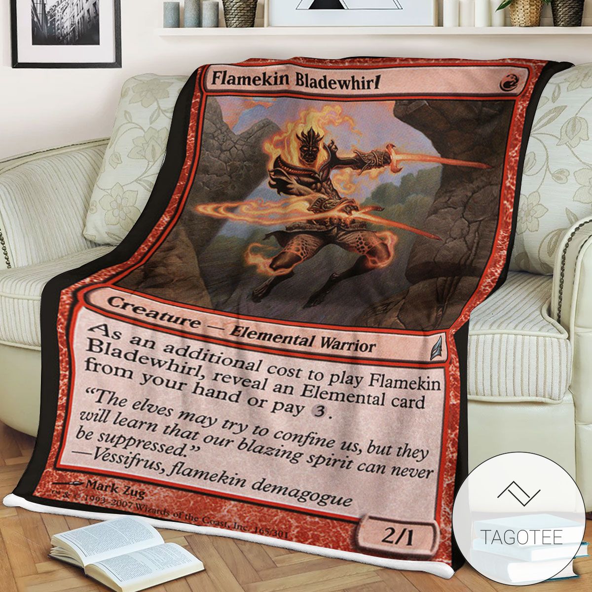 Lorwyn Lrw 165 Flamekin Bladewhirl Mtg Blanket Tagotee Lorwyn Lrw 165 Flamekin Bladewhirl Mtg Blanket Tagotee