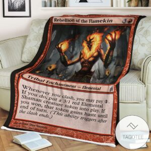 Lorwyn Lrw 188 Rebellion Of The Flamekin Mtg Blanket Tagotee