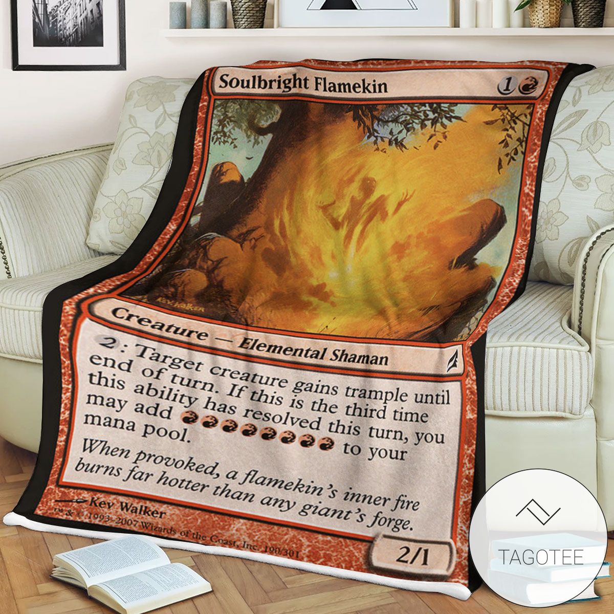 Lorwyn Lrw 190 Soulbright Flamekin Mtg Blanket Tagotee Lorwyn Lrw 190 Soulbright Flamekin Mtg Blanket Tagotee