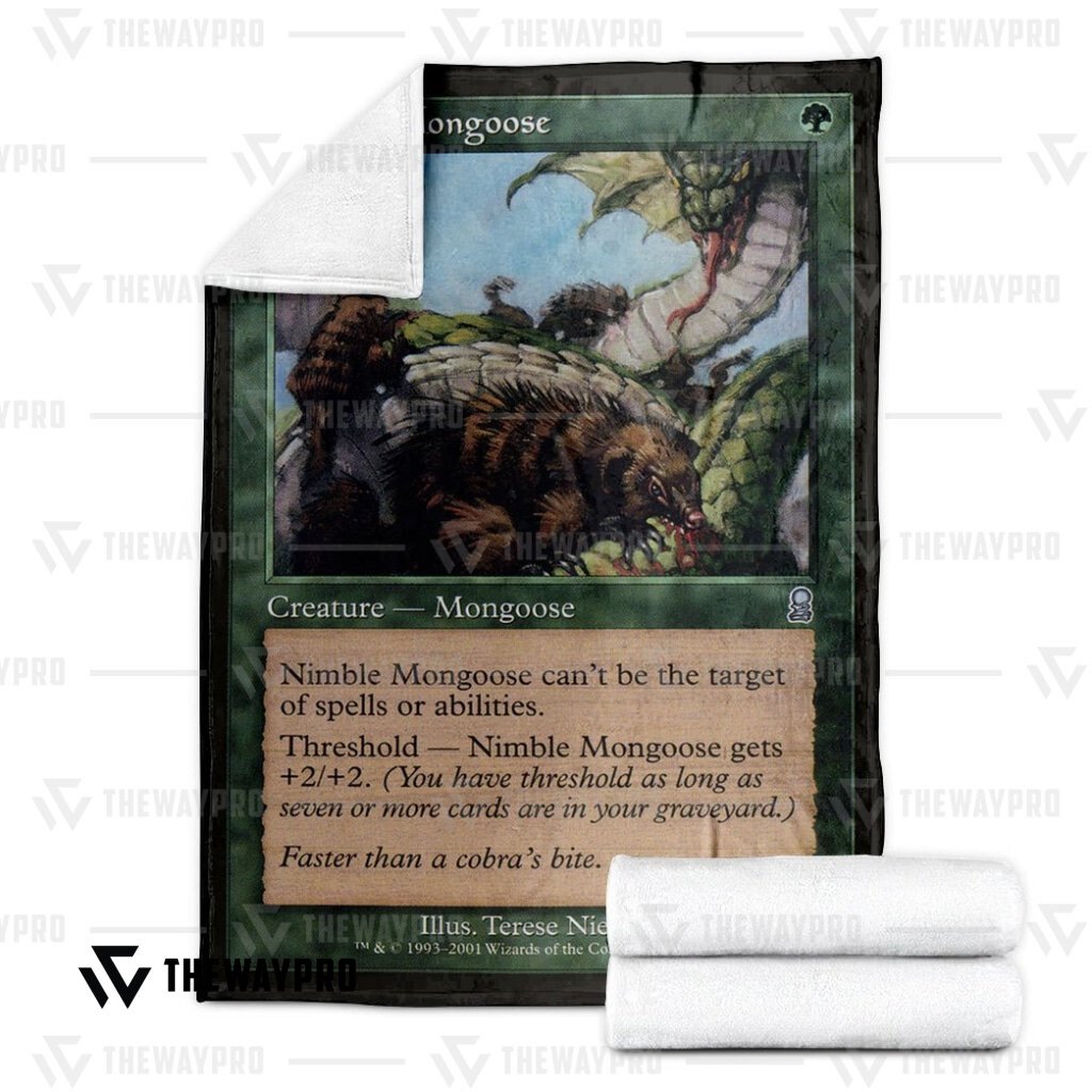 Magic The Gardening Nimble Mongoose Blanket Magic The Gardening Nimble Mongoose Blanket