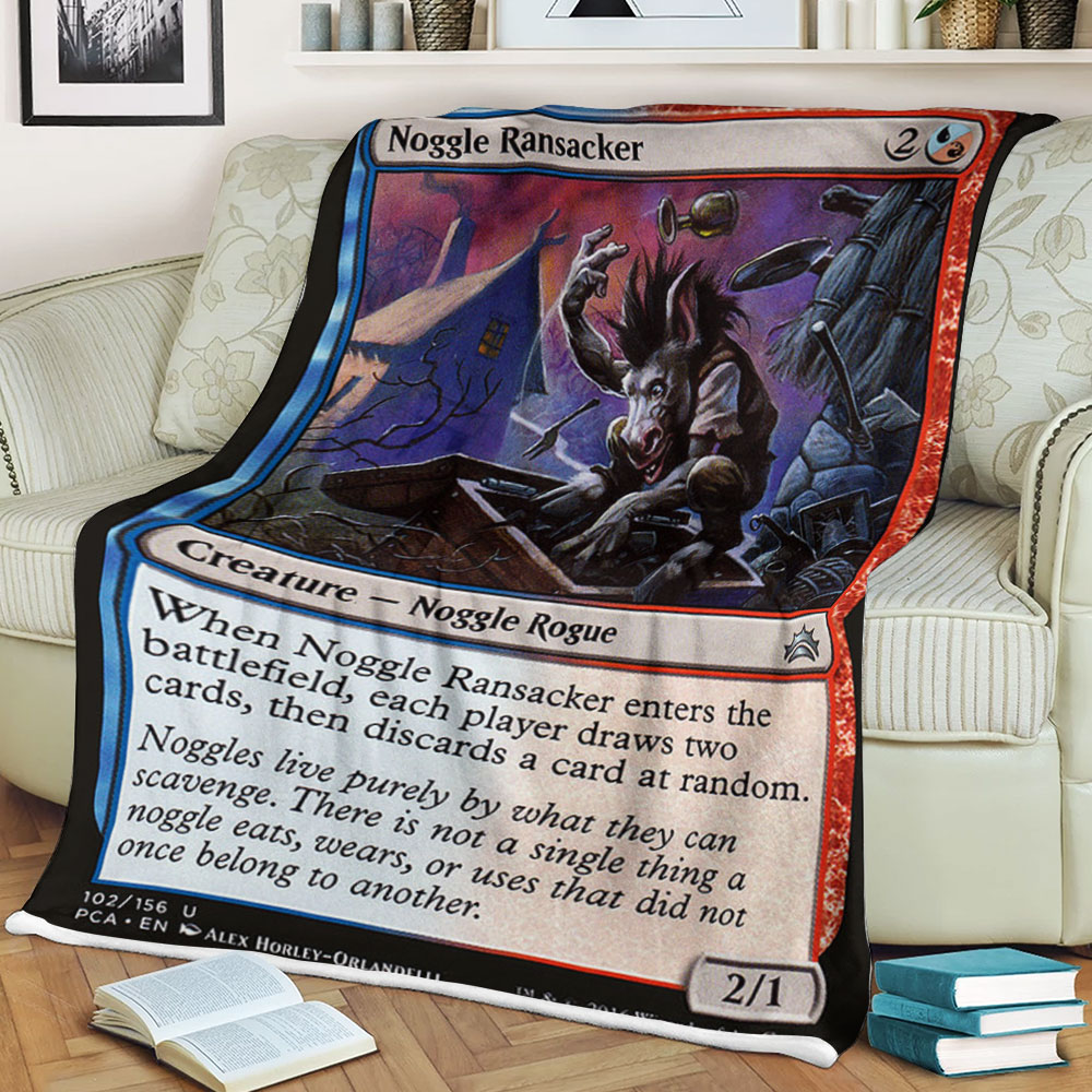 Magic The Gathering 102 Noggle Ransacker Blanket Magic The Gathering 102 Noggle Ransacker Blanket