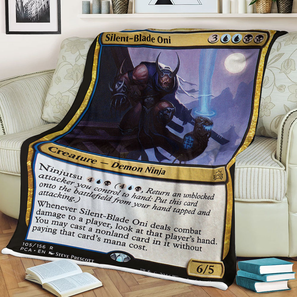 Magic The Gathering 105 Silent Blade Oni Blanket Magic The Gathering 105 Silent Blade Oni Blanket