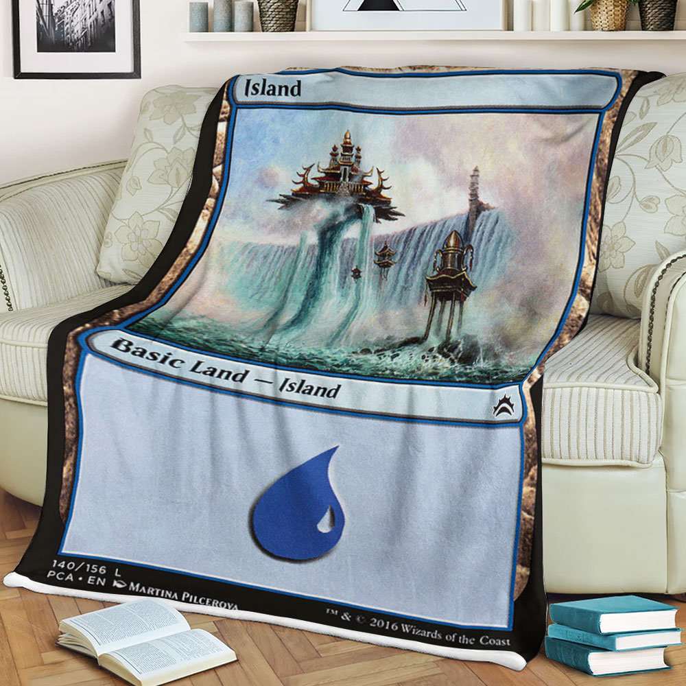 Magic The Gathering 140 Island Blanket Magic The Gathering 140 Island Blanket