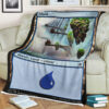 Magic The Gathering 141 Island Blanket