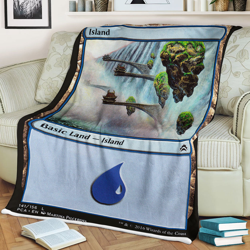 Magic The Gathering 141 Island Blanket Magic The Gathering 141 Island Blanket