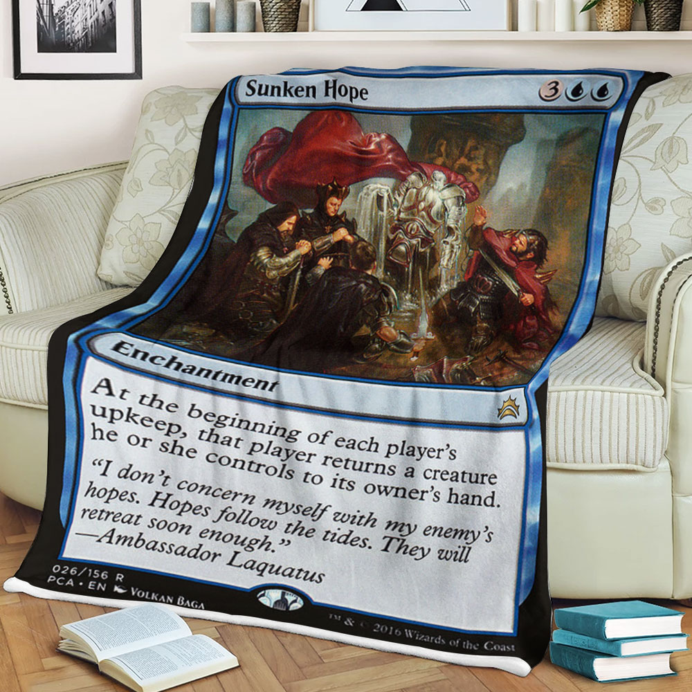Magic The Gathering 26 Sunken Hope Blanket Magic The Gathering 26 Sunken Hope Blanket