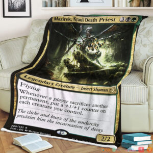 Magic The Gathering 2Xm 209 Mazirek Kraul Death Priest Blanket 2