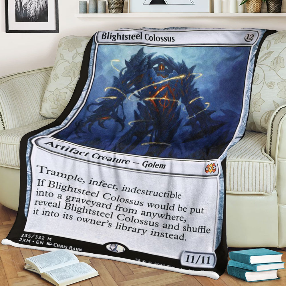 Magic The Gathering 2Xm 235 Blightsteel Colossus Blanket Magic The Gathering 2Xm 235 Blightsteel Colossus Blanket