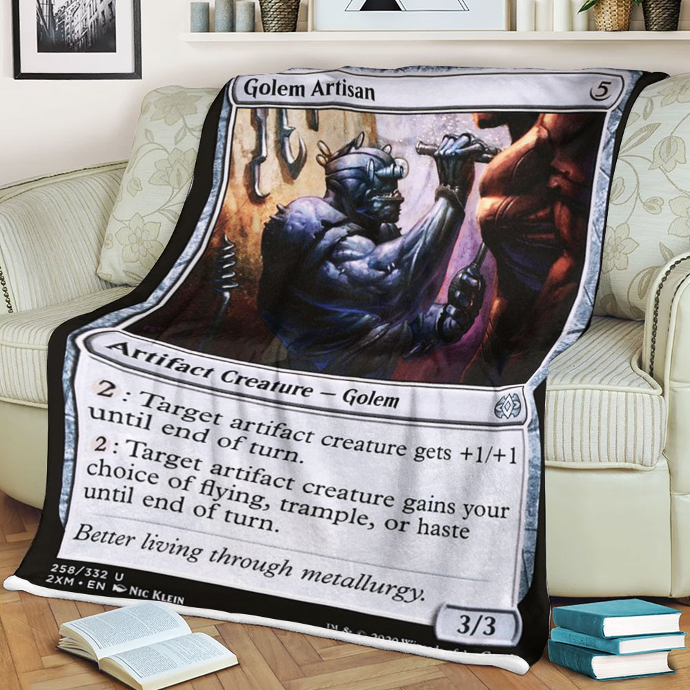 Magic The Gathering 2Xm 258 Golem Artisan Blanket Magic The Gathering 2Xm 258 Golem Artisan Blanket