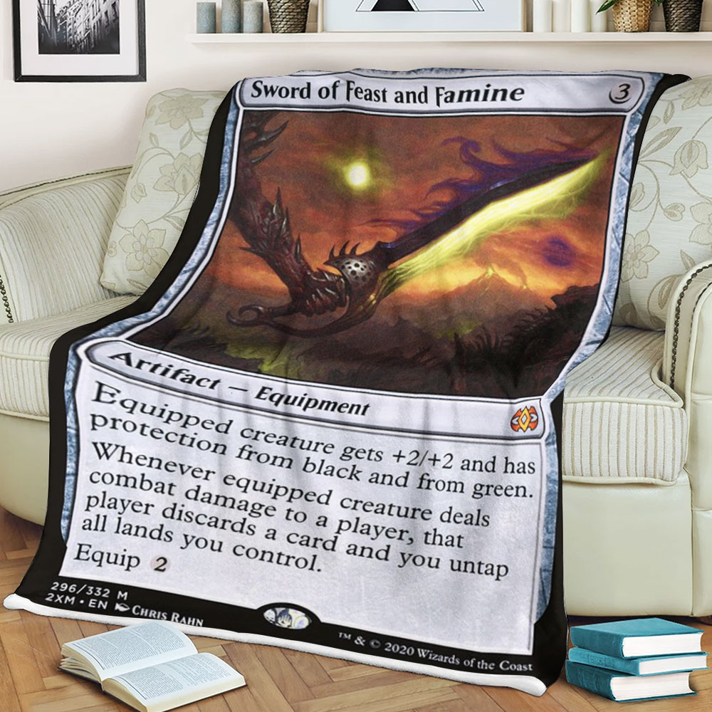 Magic The Gathering 2Xm 296 Sword Of Feast And Famine Blanket Magic The Gathering 2Xm 296 Sword Of Feast And Famine Blanket