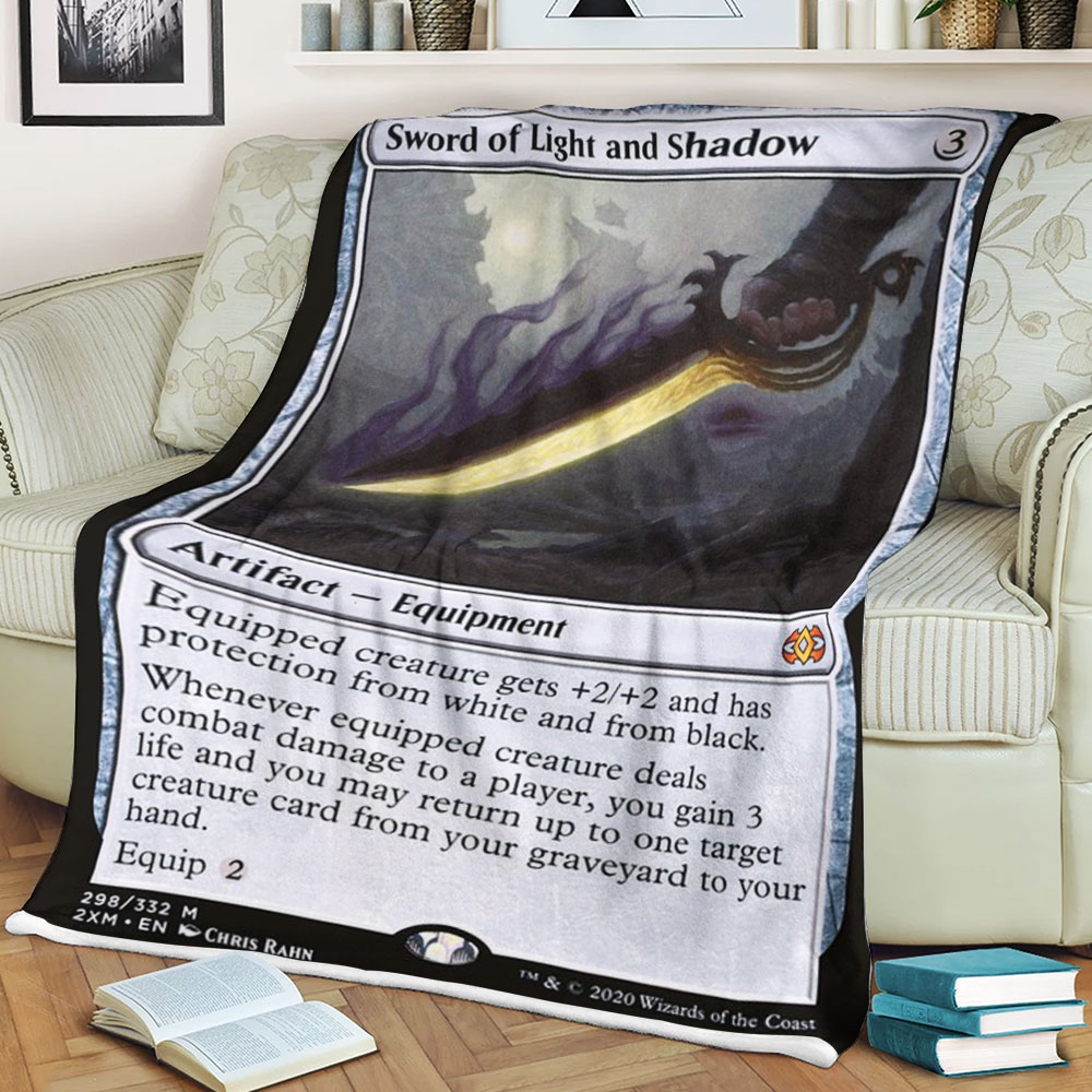Magic The Gathering 2Xm 298 Sword Of Light And Shadow Blanket Magic The Gathering 2Xm 298 Sword Of Light And Shadow Blanket