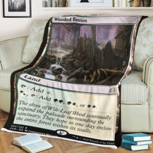 Magic The Gathering 2Xm 332 Wooded Bastion Blanket