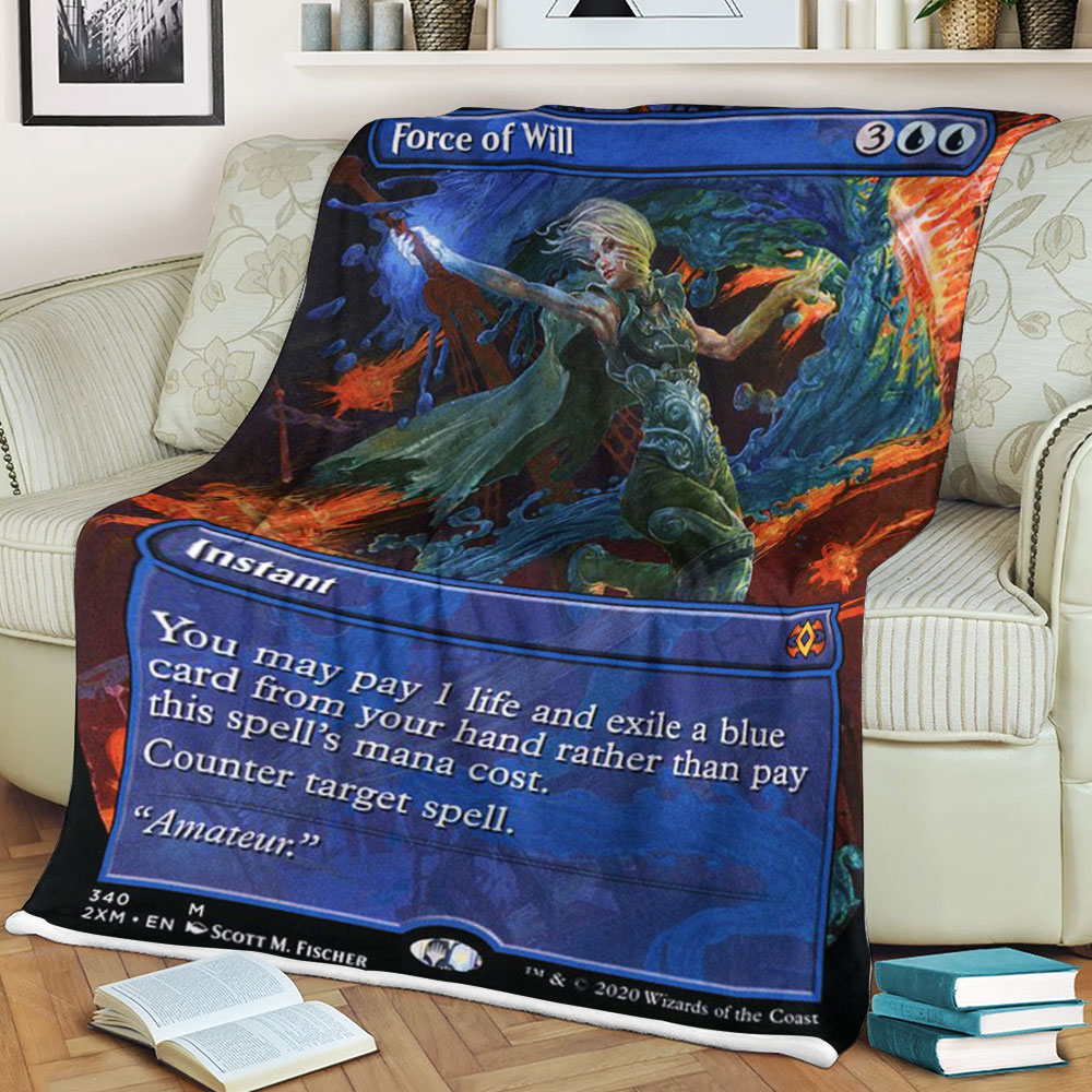 Magic The Gathering 2Xm 340 Force Of Will Blanket Magic The Gathering 2Xm 340 Force Of Will Blanket