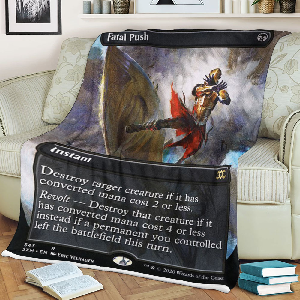 Magic The Gathering 2Xm 343 Fatal Push Blanket Magic The Gathering 2Xm 343 Fatal Push Blanket