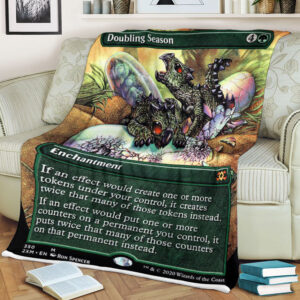 Magic The Gathering 2Xm 350 Doubling Season Blanket