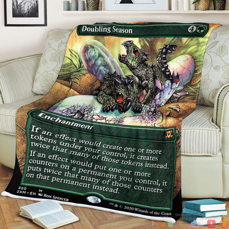 Magic The Gathering 2Xm 350 Doubling Season Blanket 2 Magic The Gathering 2Xm 350 Doubling Season Blanket 2