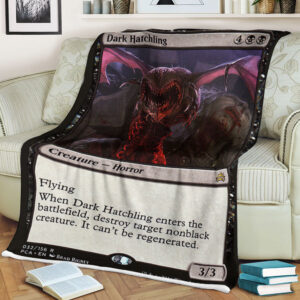 Magic The Gathering 32 Dark Hatchling Blanket