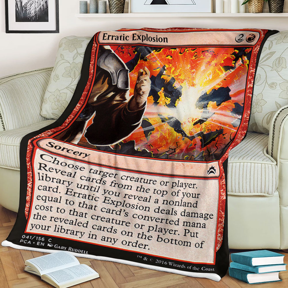 Magic The Gathering 41 Erratic Explosion Blanket Magic The Gathering 41 Erratic Explosion Blanket