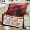 Magic The Gathering 46 Hissing Iguanar Blanket