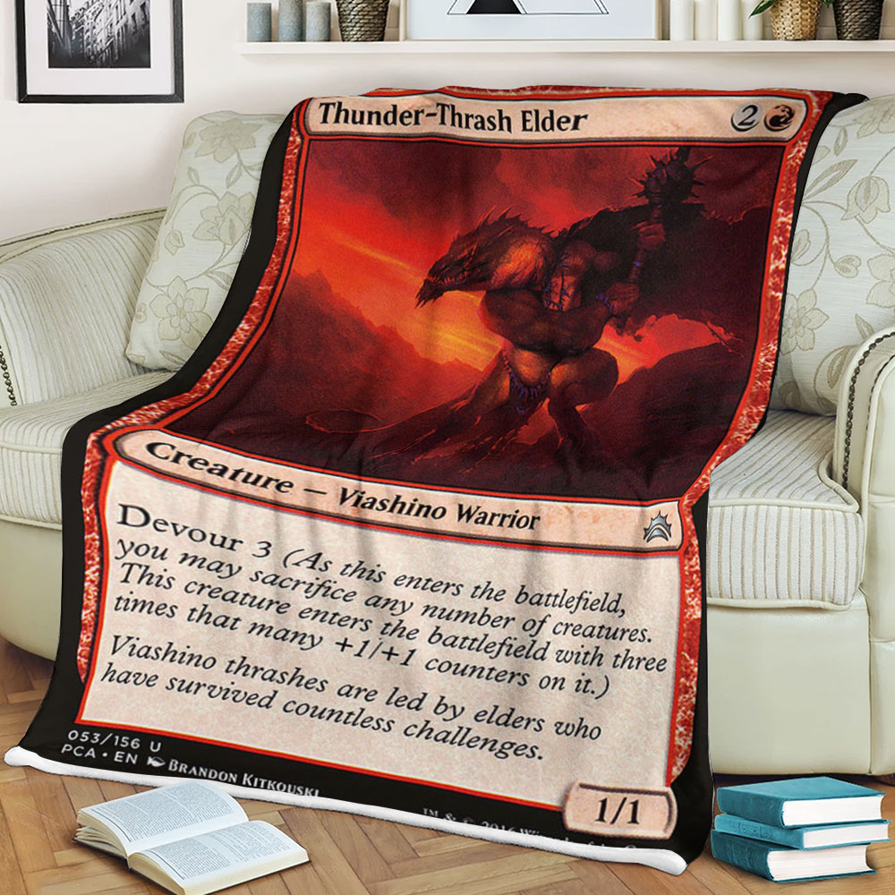 Magic The Gathering 53 Thunder Thrash Elder Blanket Magic The Gathering 53 Thunder Thrash Elder Blanket