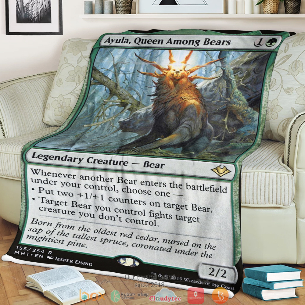 Magic The Gathering Ayula Queen Among Bears Blanket Magic The Gathering Ayula Queen Among Bears Blanket
