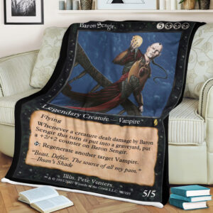 Magic The Gathering Baron Sengir Blanket