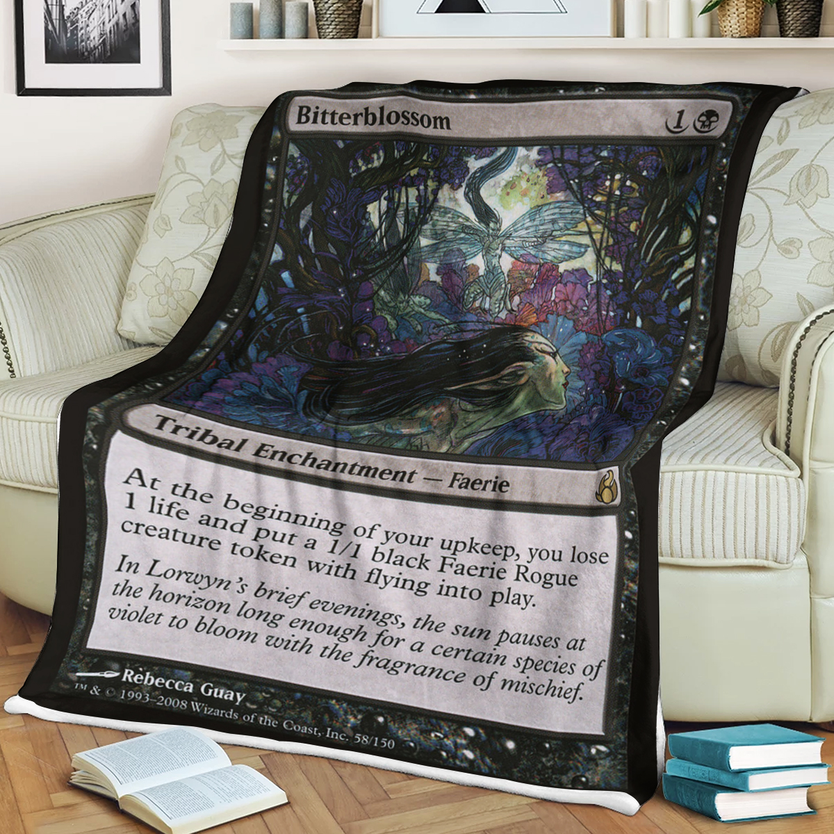 Magic The Gathering Bitterblossom Blanket Magic The Gathering Bitterblossom Blanket