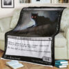 Magic The Gathering Black Cat Sherpa Blanket