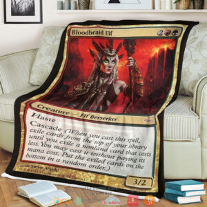 Magic The Gathering Bloodbraid Elf Blanket