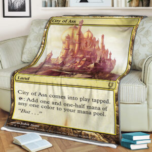 Magic The Gathering City Of Ass Blanket