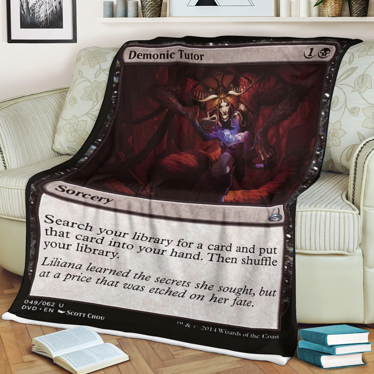 Magic The Gathering Demonic Tutor Blanket 2 Magic The Gathering Demonic Tutor Blanket 2