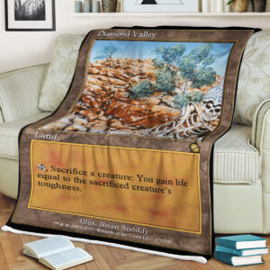 Magic The Gathering Diamond Valley Blanket