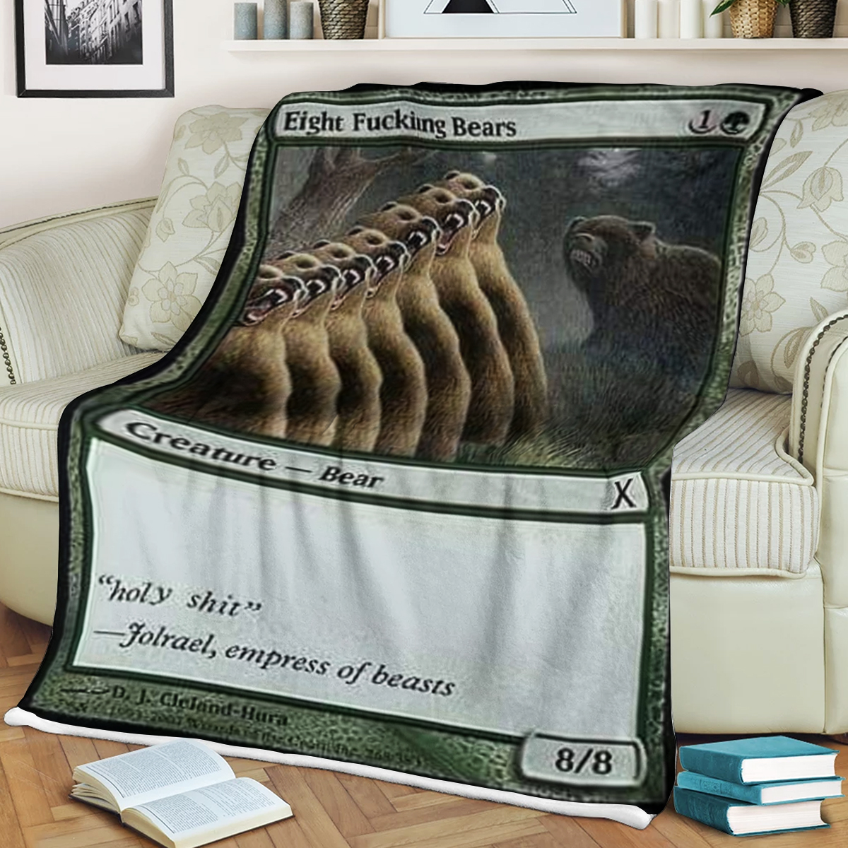 Magic The Gathering Eight F Bear Blanket Magic The Gathering Eight F Bear Blanket