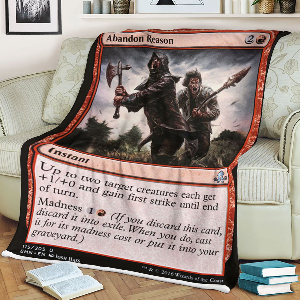 Magic The Gathering Emn 115 Abandon Reason Blanket Magic The Gathering Emn 115 Abandon Reason Blanket