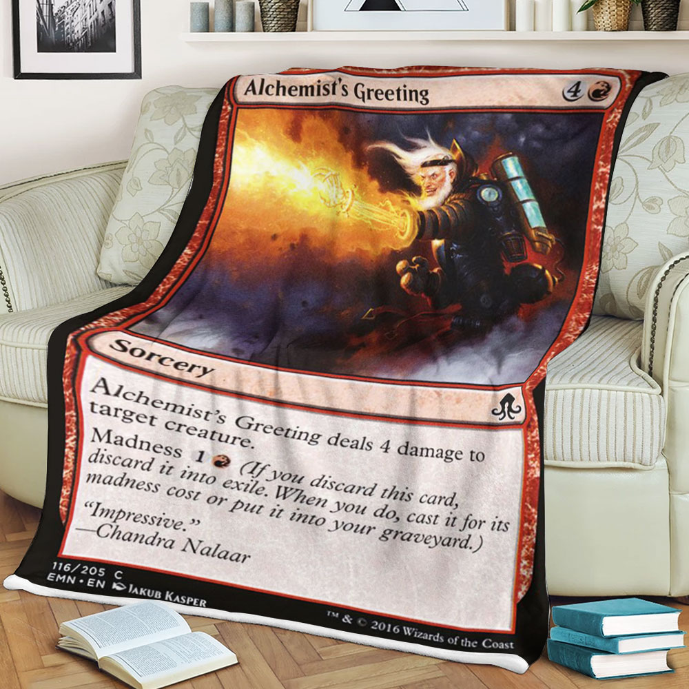 Magic The Gathering Emn 116 Alchemist S Greeting Blanket Magic The Gathering Emn 116 Alchemist S Greeting Blanket