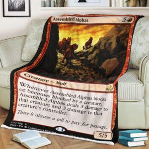 Magic The Gathering Emn 117 Assembled Alphas Blanket