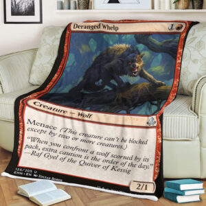 Magic The Gathering Emn 125 Deranged Whelp Blanket