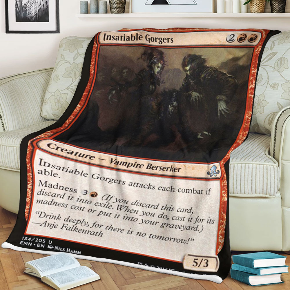 Magic The Gathering Emn 134 Insatiable Gorgers Blanket Magic The Gathering Emn 134 Insatiable Gorgers Blanket