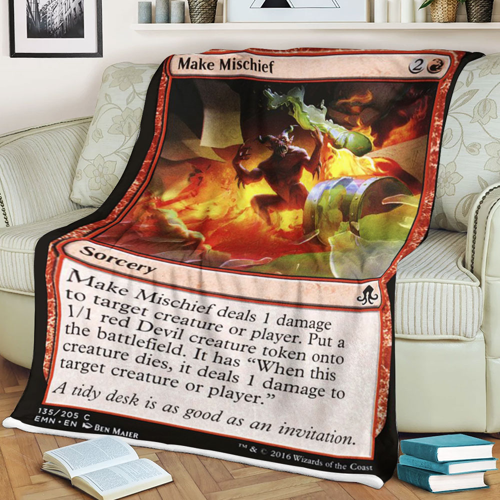 Magic The Gathering Emn 135 Make Mischief Blanket Magic The Gathering Emn 135 Make Mischief Blanket