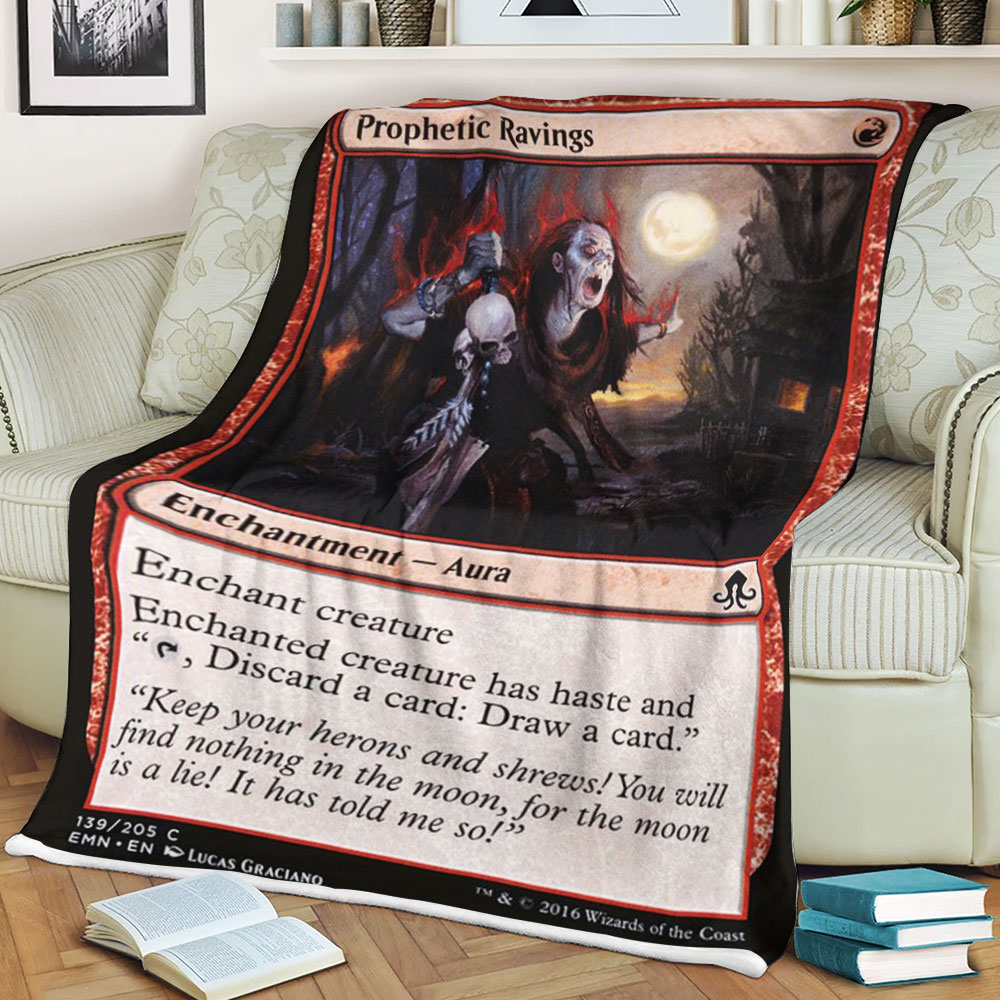 Magic The Gathering Emn 139 Prophetic Ravings Blanket Magic The Gathering Emn 139 Prophetic Ravings Blanket