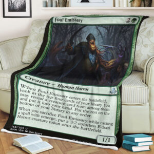 Magic The Gathering Emn 158 Foul Emissary Blanket