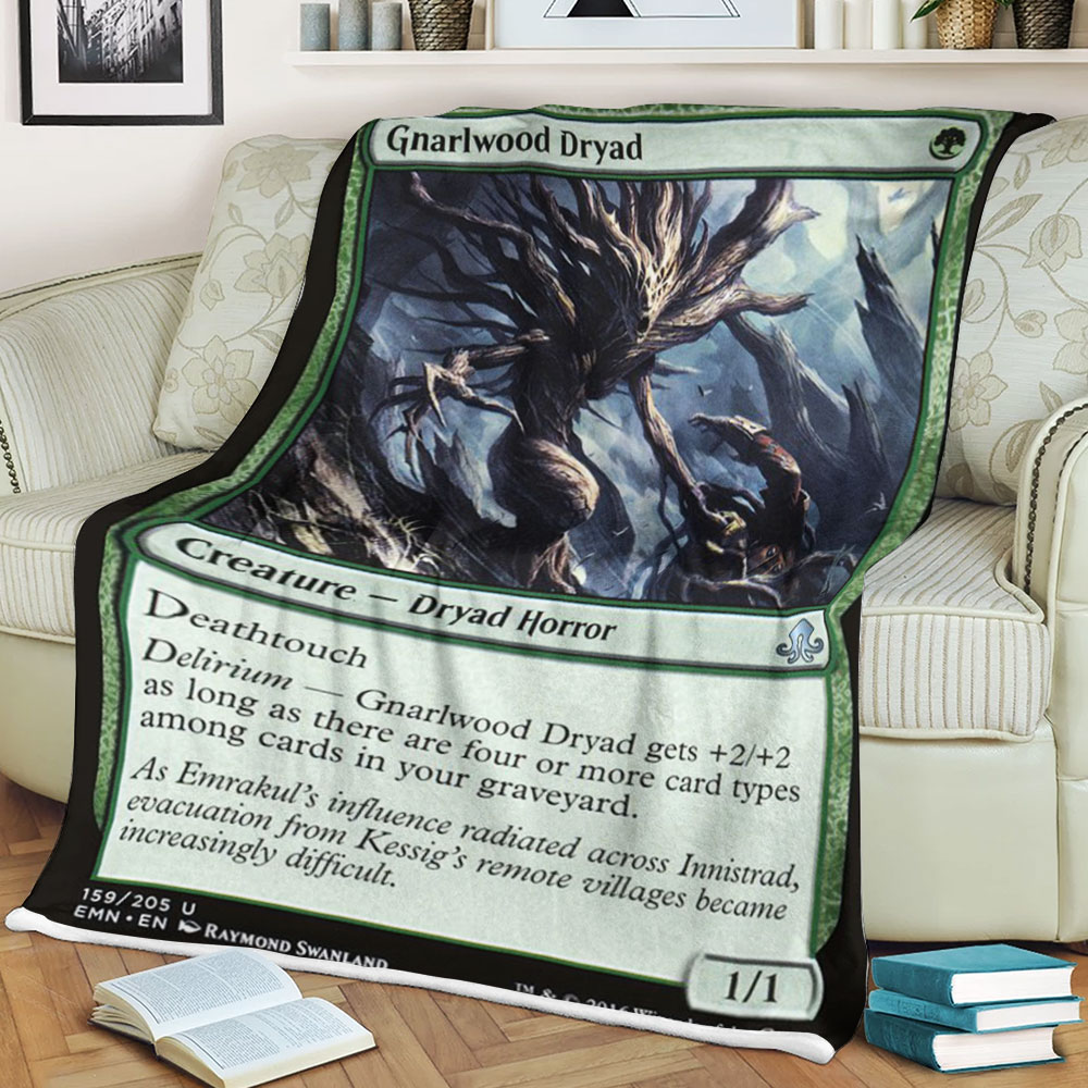 Magic The Gathering Emn 159 Gnarlwood Dryad Blanket Magic The Gathering Emn 159 Gnarlwood Dryad Blanket