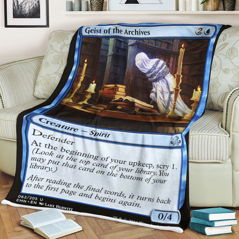 Magic The Gathering Emn 62 Geist Of The Archives Blanket Magic The Gathering Emn 62 Geist Of The Archives Blanket