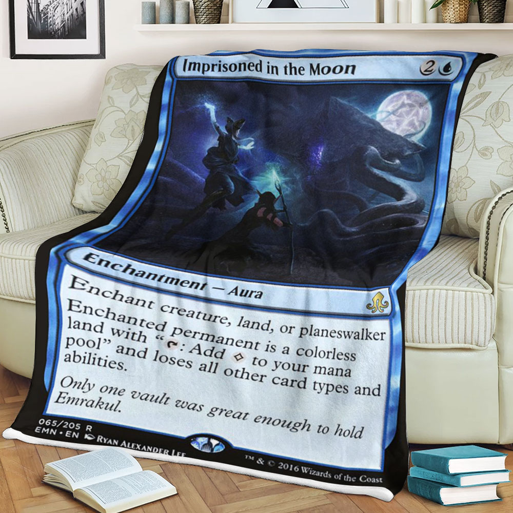Magic The Gathering Emn 65 Imprisoned In The Moon Blanket Magic The Gathering Emn 65 Imprisoned In The Moon Blanket
