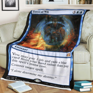 Magic The Gathering Force Of Will Blanket