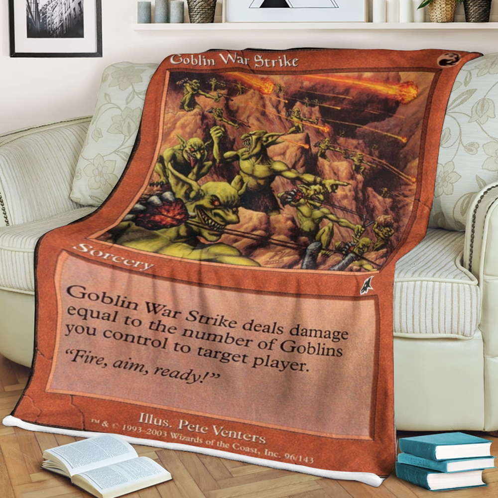 Magic The Gathering Goblin War Strike Blanket Magic The Gathering Goblin War Strike Blanket