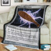 Magic The Gathering Honor Worn Shaku Sherpa Blanket